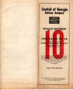 CofG Macon Division employee timetable